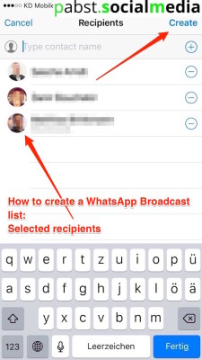 Creating a WhatsApp Broadcast List_05_selected recipients